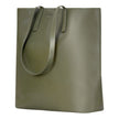 Champs Onyx Collection Leather Vertical Buisness Tote, 13 L