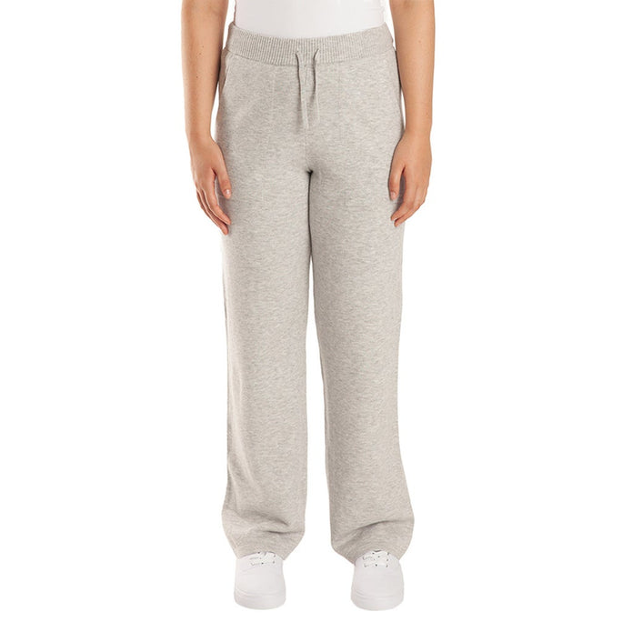 Lazypants Women’s Sweater Knit Straight Leg Pants - Grey