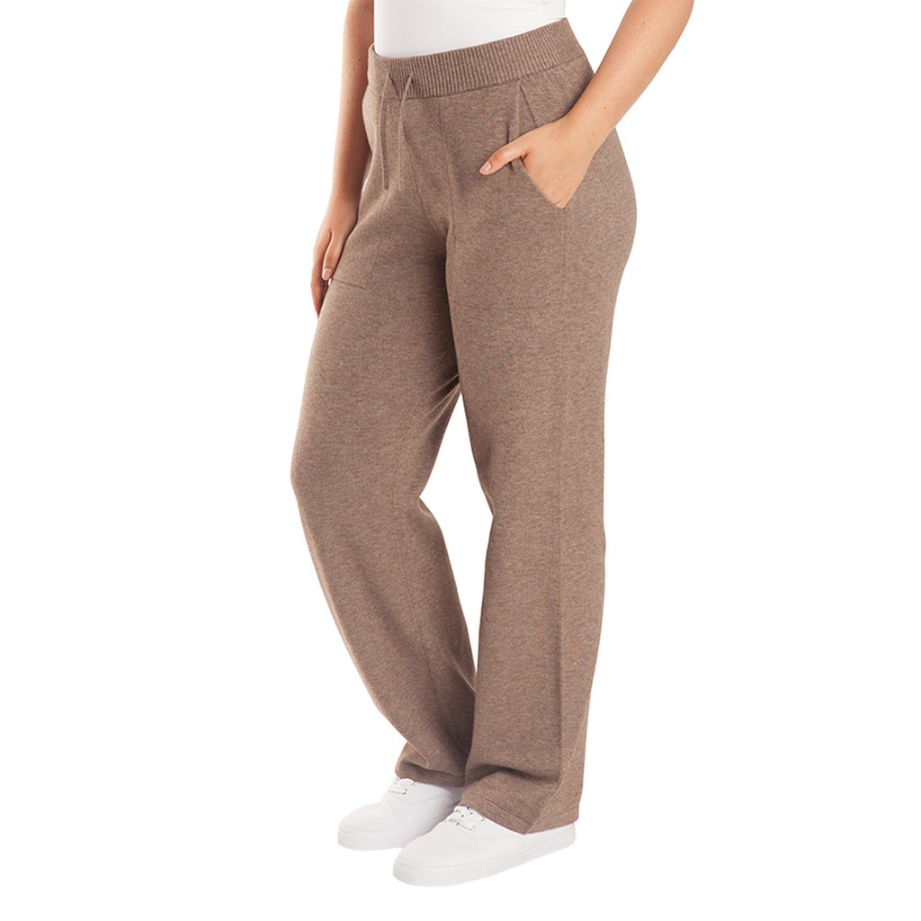 Lazypants Women’s Sweater Knit Straight Leg Pants