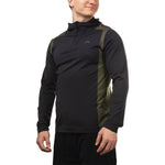 J. Lindeberg Men's 1/4 Zip Long Sleeve Hooded Top