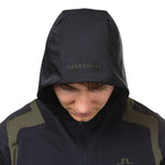 J. Lindeberg Men's 1/4 Zip Long Sleeve Hooded Top
