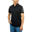 J. Lindeberg Men's Tour Tech Short Sleeve Polo - Black