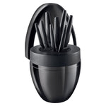 Cuisinepro iD3 Black Samurai The Egg Knife Block, 9-piece