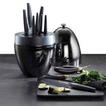 Cuisinepro iD3 Black Samurai The Egg Knife Block, 9-piece