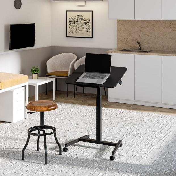 Tilting Height Adjustable Mobile Desk
