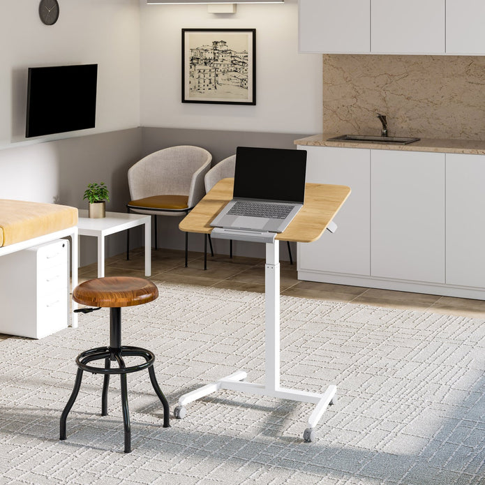 Tilting Height Adjustable Mobile Desk
