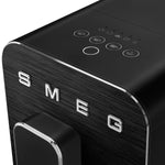 Smeg Fully Automatic Coffee Machine with Steam Wand, Black