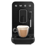 Smeg Fully Automatic Coffee Machine with Steam Wand, Black