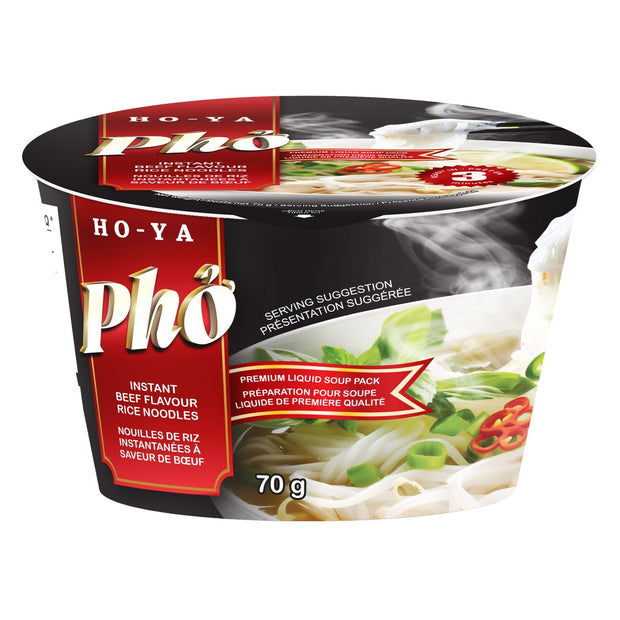 HO-YA Beef Pho Soup, 24 × 70 g