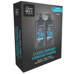 Dove Men+Care Body and Face Wash, 2 x 887 mL