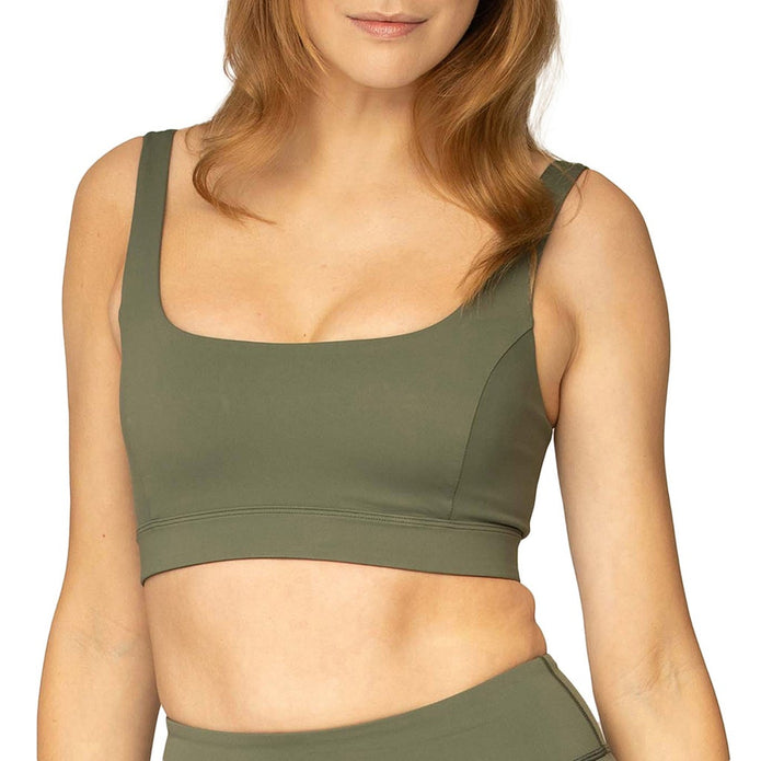Aurum Women’s Multi-strap Sports Bra - Olive