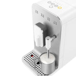 Smeg Fully Automatic Coffee Machine with Steam Wand, White