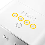 Smeg Fully Automatic Coffee Machine with Steam Wand, White