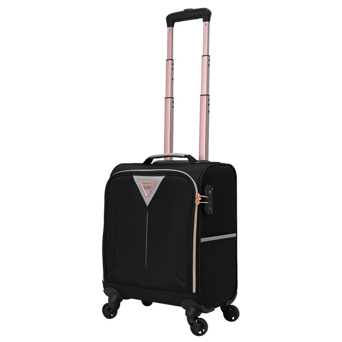 Titanio - Abito Softside Underseat Carry-On Luggage - Black