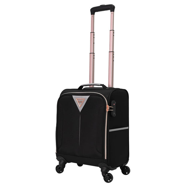 Titanio - Abito Softside Underseat Carry-On Luggage - Black