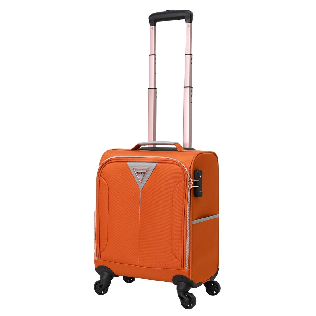 Titanio - Abito Softside Underseat Carry-On Luggage - Orange
