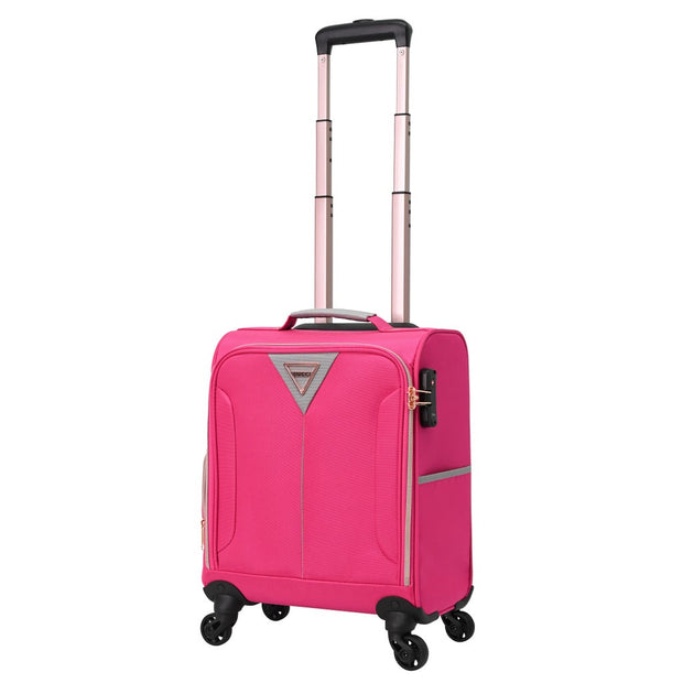 Titanio - Abito Softside Underseat Carry-On Luggage - Pink
