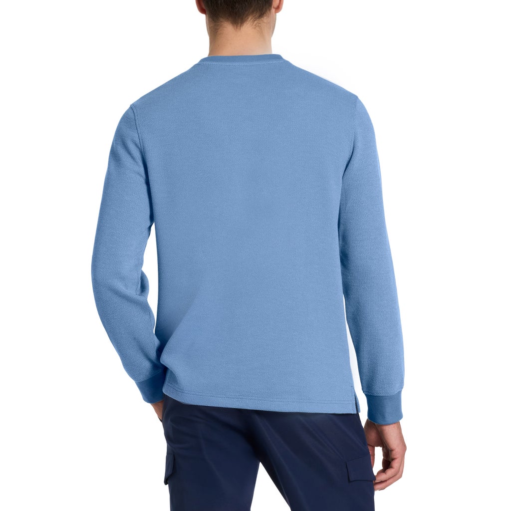 Van Heusen Men's Jacquard Long Sleeve Crewneck