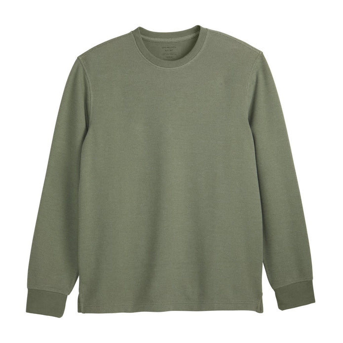 Van Heusen Men's Jacquard Long Sleeve Crewneck