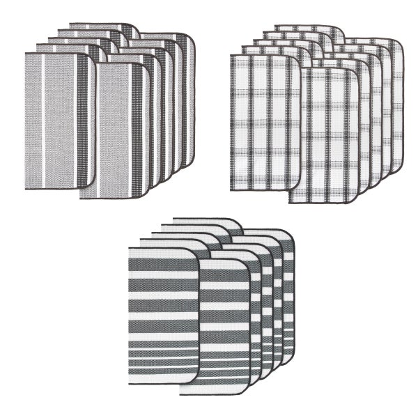 Kitchen Works Dish Cloths, 30-pack