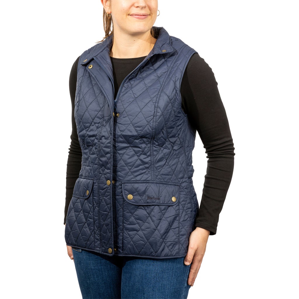 Barbour Women's Otterburn Quilted Vest - Navy