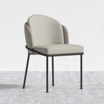 Rove Concepts Angelo Black and Taupe (Trento) Dining Chair, 2-pack
