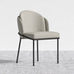 Rove Concepts Angelo Black and Taupe (Trento) Dining Chair, 2-pack