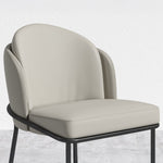 Rove Concepts Angelo Black and Taupe (Trento) Dining Chair, 2-pack