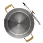 Chuck Hughes Stainless Steel Tri-ply Stock Pot, 11.3 L (12 qt.)