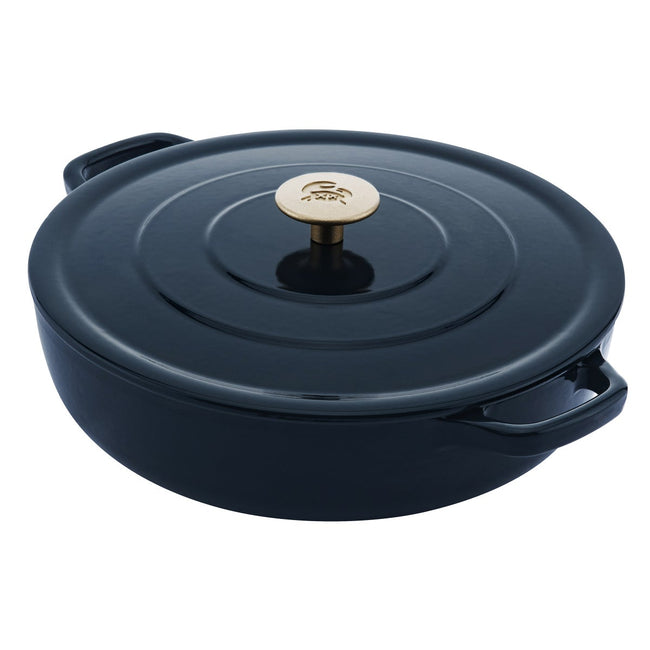 Chuck Hughes Cast Iron Braiser, 3.9 L (4.1 qt.)