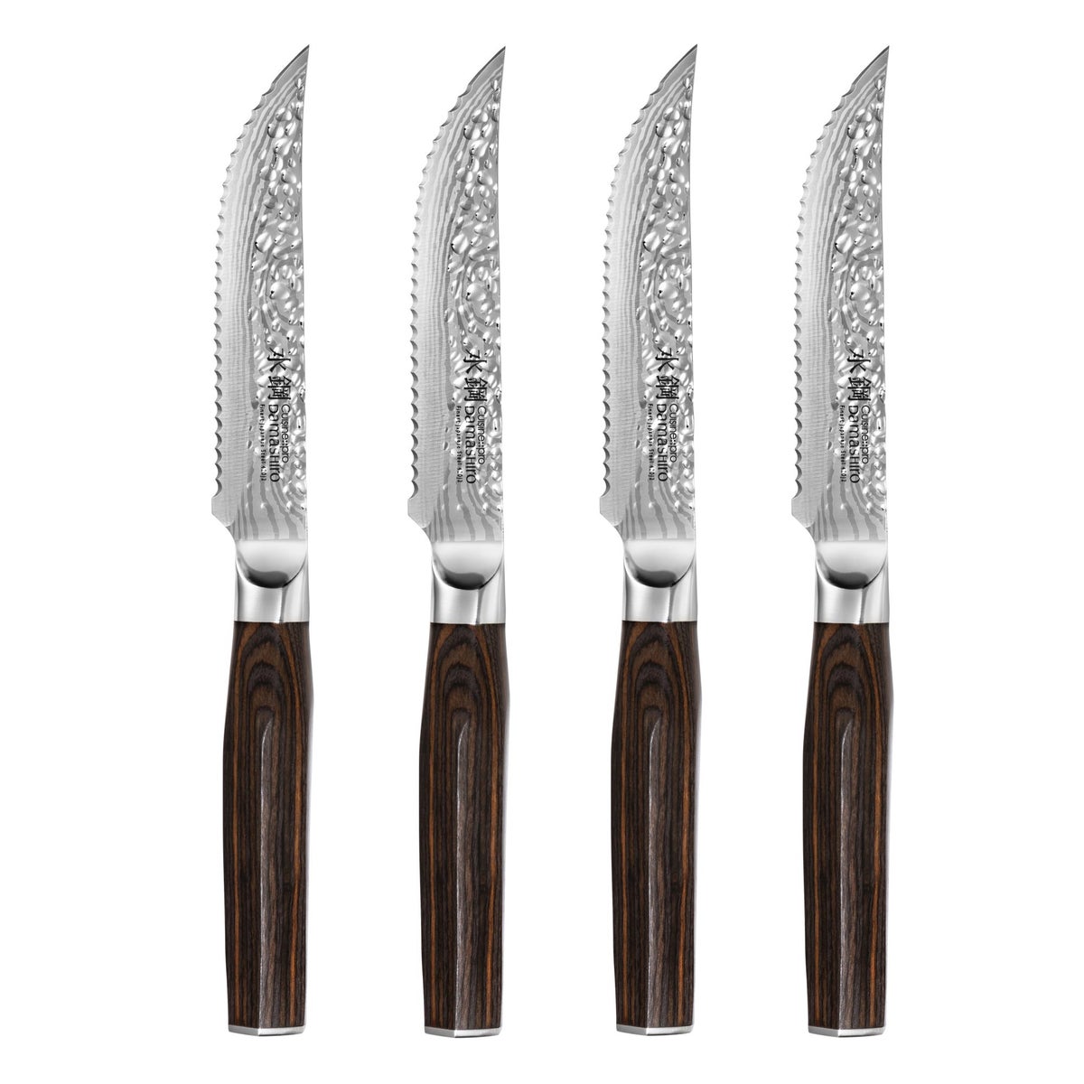 Cuisinepro Damashiro Emperor Steak Knife Set, 4-piece