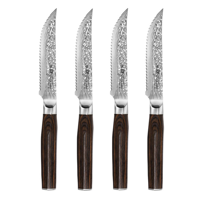 Cuisinepro Damashiro Emperor Steak Knife Set, 4-piece