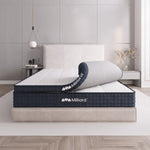 Milliard 3 in. Premium Luxe Cool Gel Memory Foam Mattress Topper