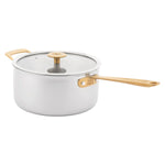 Chuck Hughes Stainless Steel Cookware Set, 10-piece