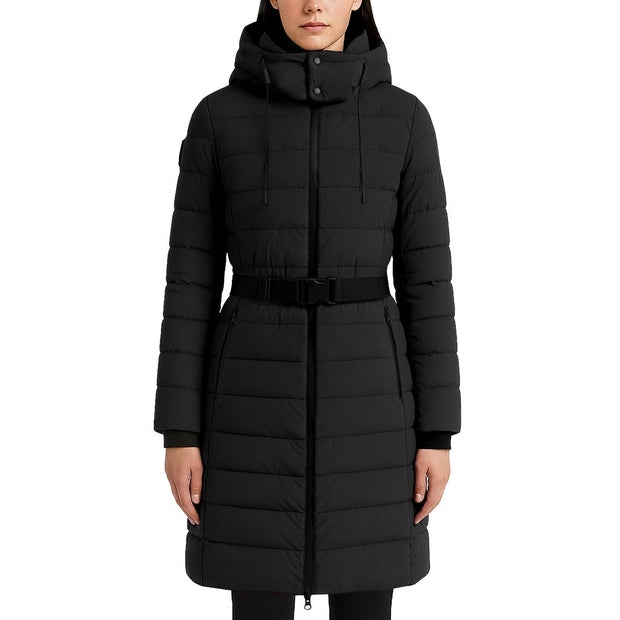 Atelier Noir Women's Samira Belted Parka - Black