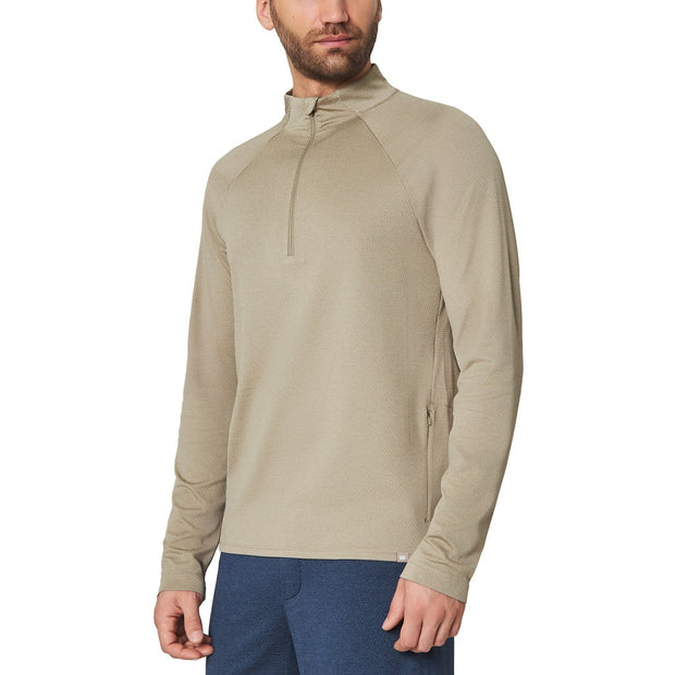 Mondetta Men's 1/4 zip - Beige