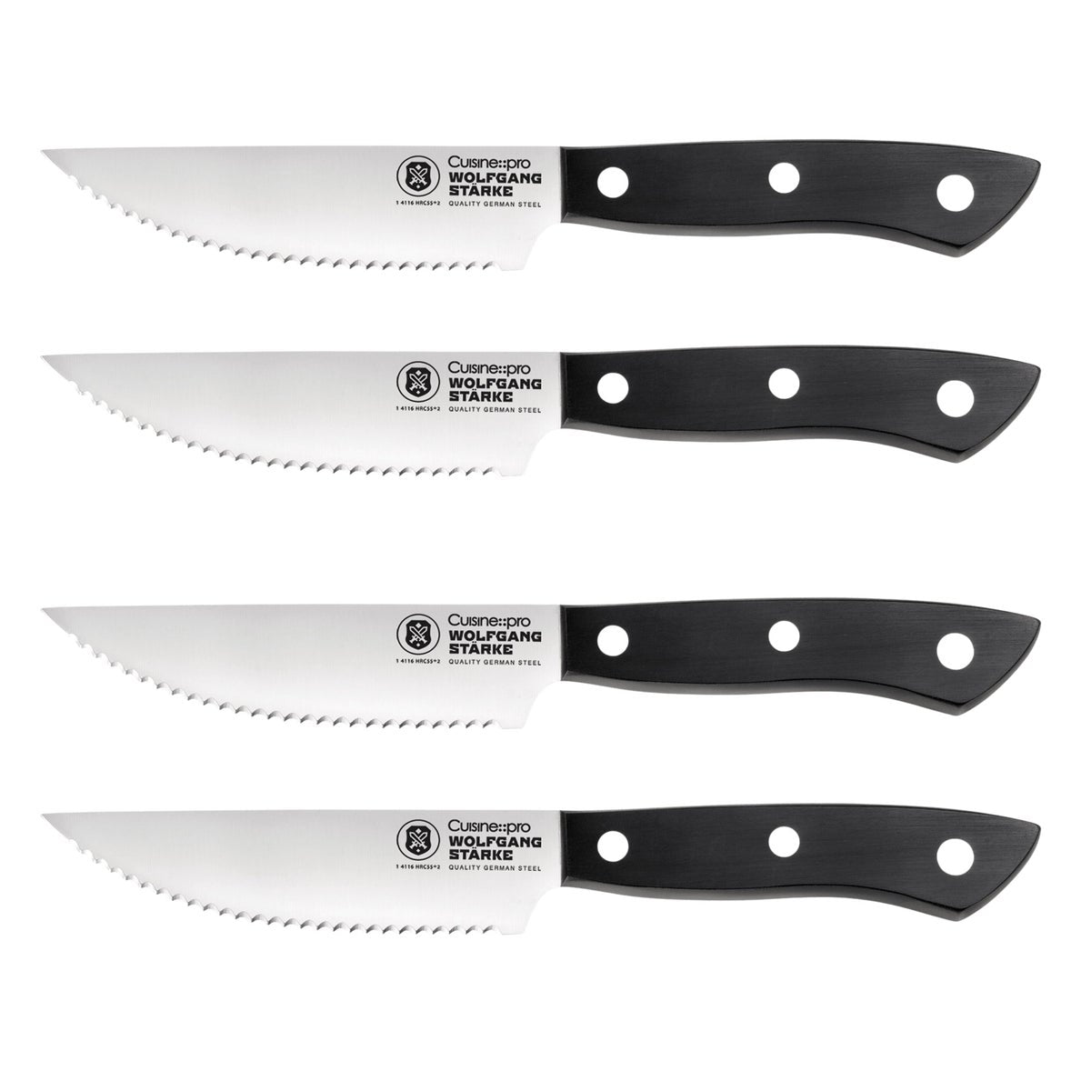 Cuisinepro Wolfgang Starke Steak Knife Set, 4-piece