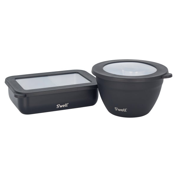S’well 1.7 L (60 oz) Bento Box and 1.9 L (64 oz) Salad Bowl Set