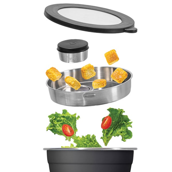 S’well 1.7 L (60 oz) Bento Box and 1.9 L (64 oz) Salad Bowl Set
