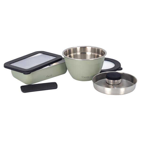 S’well 1.7 L (60 oz) Bento Box and 1.9 L (64 oz) Salad Bowl Set