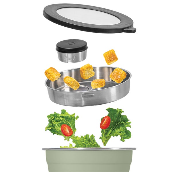 S’well 1.7 L (60 oz) Bento Box and 1.9 L (64 oz) Salad Bowl Set