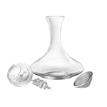 Final Touch Twister Glass Wine Aerator and 750 ml (25.4 oz) Decanter Set