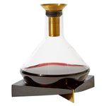 Rabbit Wine Decanter with Wood Base
