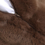 Oasis Home by Nemcor Luxe Faux Fur Decorative Pillow, 2-pack