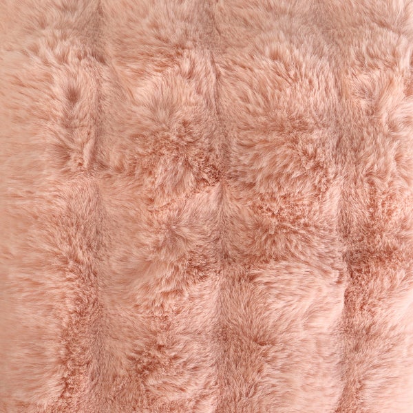 Oasis Home by Nemcor Luxe Faux Fur Decorative Pillow, 2-pack