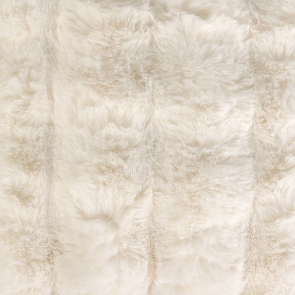 Oasis Home by Nemcor Luxe Faux Fur Decorative Pillow, 2-pack