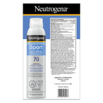 Neutrogena Sport Active Defense SPF 70 Sunscreen Spray, 3 x 141g