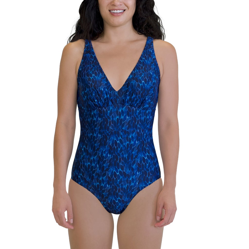 Roots Women’s V-Neck One Piece Swimsuit
