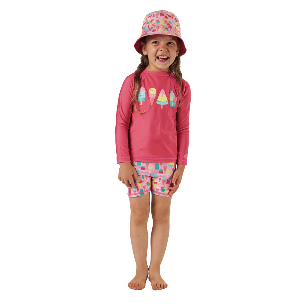 UV Skinz Toddler 3-piece Swim Set - Pink