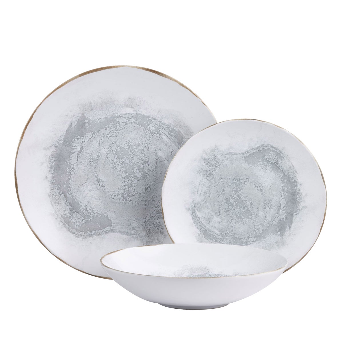 Mesa Ceramics Porto Stoneware Dinnerware Set, 12-pieces
